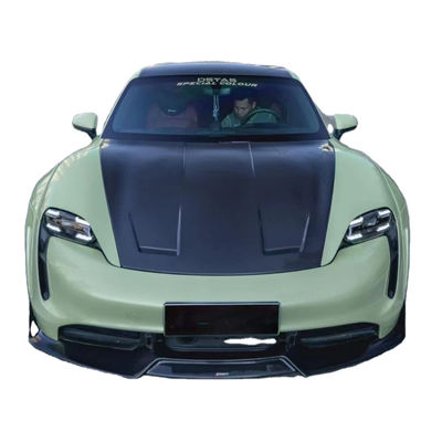 ポルシェ・テイカン カーボンファイバーボディキット ワイドボディキ フロント・ショベル・サイド・スカート スポイラー・ディフューザー