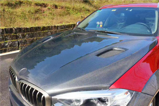 BMW X5 X6 F15 F16 カーボンファイバーフード カーボンファイバーフード X5 X6 カーボンファイバーカバー