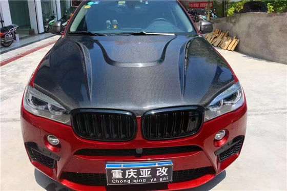 BMW X5 X6 F15 F16 カーボンファイバーフード カーボンファイバーフード X5 X6 カーボンファイバーカバー