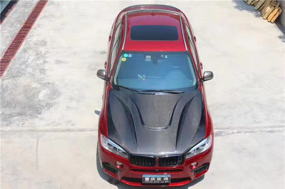 BMW X5 X6 F15 F16 カーボンファイバーフード カーボンファイバーフード X5 X6 カーボンファイバーカバー