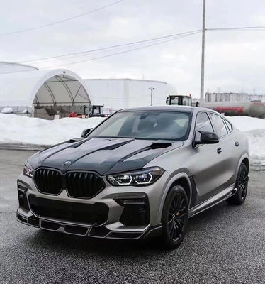 ホットセール G06 X6 カーボンファイバー ボディキット Forbmw X6 カーボンファイバー フロントショベル 後部ディフューザー スポイラーカバー