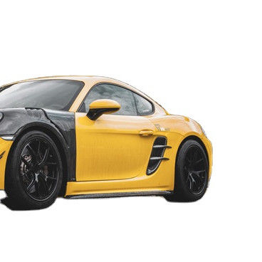 ポルシェ ケイマン カーボンファイバー トゥイヤー 718 ボックススター カーボンファイバー サイドエア入口