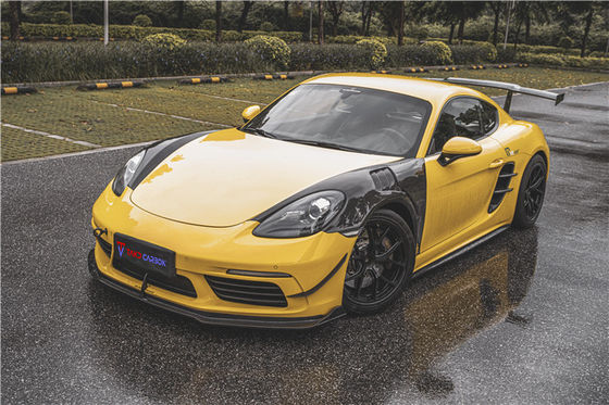 ポルシェ ケイマン カーボンファイバー トゥイヤー 718 ボックススター カーボンファイバー サイドエア入口