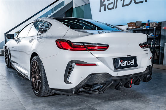 ホットセール G14 G15 G16 840i 850i カーボンファイバーボディキット Forbmw 8シリーズ フロントショベル 後部ディフューザースポイラー