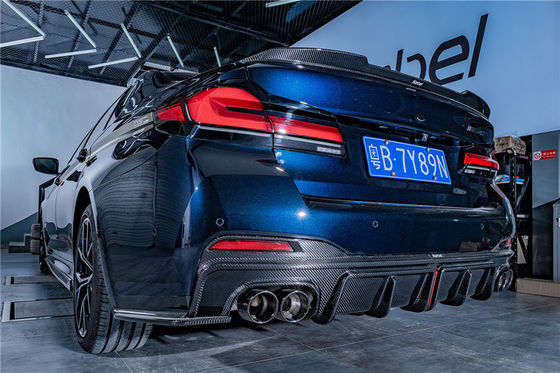 ホットセール G30 G38 530i カーボンファイバーボディキット BMW 5シリーズ カーボンファイバー フロントショベル 後部ディフューザー スポイラー