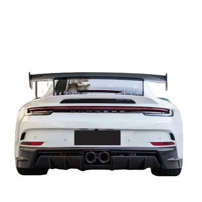 ポルシェ911 992 カーボンファイバー素材911 992 GT3スタイルアップグレード 後ろスポイラー