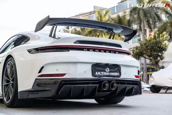 ポルシェ911 992 カーボンファイバー素材911 992 GT3スタイルアップグレード 後ろスポイラー