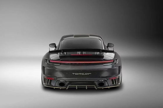 ポルシェ 911 992 カーソリ キット ドライ 炭素繊維 素材 911 992 改良 TOPCAR スタイル カーソリ キット スポイラー
