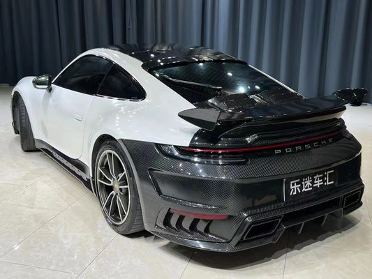 ポルシェ 911 992 カーソリ キット ドライ 炭素繊維 素材 911 992 改良 TOPCAR スタイル カーソリ キット スポイラー