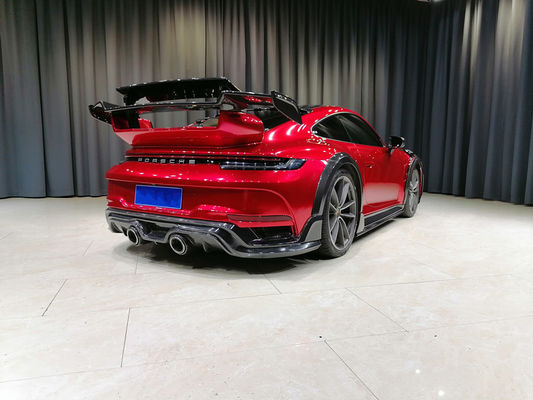 ポルシェ 911 992 カーディセット 911 992 トルボアップグレードテックアートスタイル フロントとリア バンパーカバー カーディセット