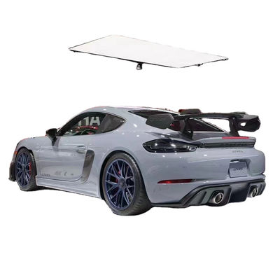 ポルシェ 718 981 987 カーボンファイバースポイラー 718 981 987 GT4RSスタイルのアップグレードされたテールスポイラー