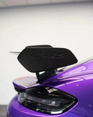 ポルシェ 718 981 987 カーボンファイバースポイラー 718 981 987 GT4RSスタイルのアップグレードされたテールスポイラー