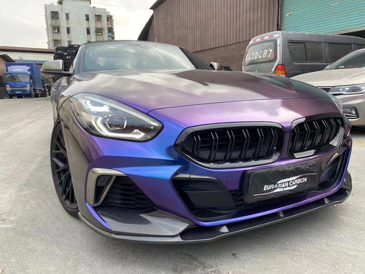BMW Z4 G29 Z4 G29 アップグレードされたTRDスタイルのカーボンファイバーボディキット フロント・ショベル・ディフューザー・スポイラー・ボディキット