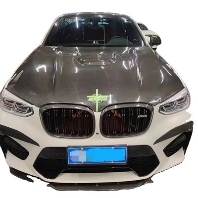 BMW X3M X4M F97 F98 カーボンファイバーマシンカバー 乾燥カーボンファイバー素材 X3M X4M カーボンファイバー エンジンハッドカバー
