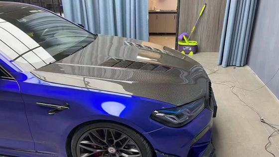 BMW 5シリーズ G30 G38 F90 カーボンファイバーマシンカバー G30 G38 F90 ドライカーボンファイバーエンジンハッチカバー