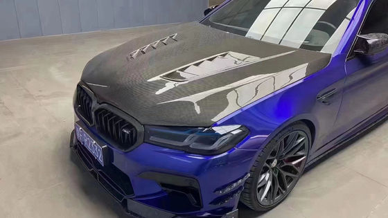BMW 5シリーズ G30 G38 F90 カーボンファイバーマシンカバー G30 G38 F90 ドライカーボンファイバーエンジンハッチカバー