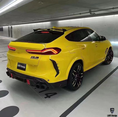 BMW X6M F96 カーボンファイバー・ボディ・キットのためのオート・パーツ X6M F96 アップグレードされたLARTEデザインスタイル フロント・ショベル・ディフューザー・スポイラー・ボディ・キット