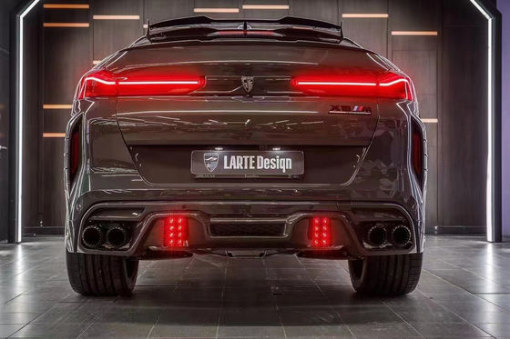 BMW X6M F96 カーボンファイバー・ボディ・キットのためのオート・パーツ X6M F96 アップグレードされたLARTEデザインスタイル フロント・ショベル・ディフューザー・スポイラー・ボディ・キット