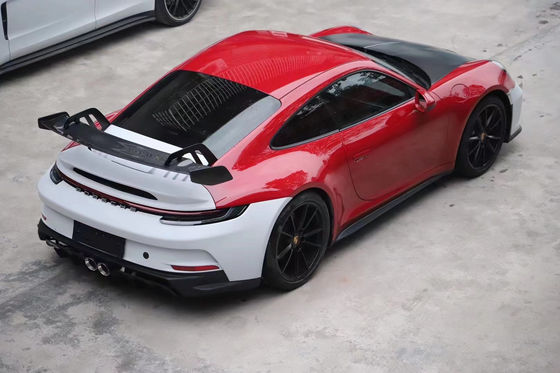 ポルシェ911 992 992 アップグレードされたGT3スタイル フロントとリア バンパーサイドスカート スポイラー フード ボディキット