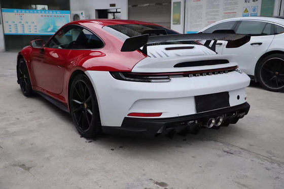 ポルシェ911 992 992 アップグレードされたGT3スタイル フロントとリア バンパーサイドスカート スポイラー フード ボディキット