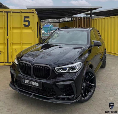 BMW X5M F95 カーボンファイバー・ボディキット X5M F95 アップグレードされたLDスタイルのフロント・ショベル・ディフューザー・スポイラー・ボディキット
