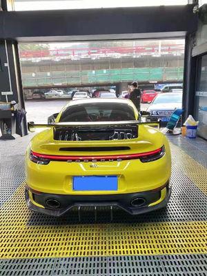 ポルシェ992 カーボンファイバー ボディキット992 カーボンファイバー フロントリップディフューザー サイドスカート スポイラー フードフェンダー