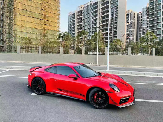 ポルシェ992 カーボンファイバー ボディキット992 カーボンファイバー フロントリップディフューザー サイドスカート スポイラー フードフェンダー