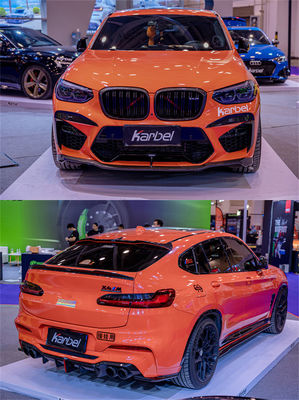 BMW X4M カーボンファイバーボディキット X4M カーボンファイバー フロントスクープ ディフューザー スポイラー フード ボディキット