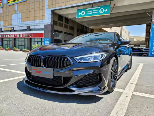 BMW 8シリーズ G14 G15 G16 840i カーボンファイバーボディキット 840i カーボンファイバー フロントスクープ 拡散スポイラー サイドスカート