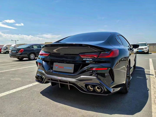 BMW 8シリーズ G14 G15 G16 840i カーボンファイバーボディキット 840i カーボンファイバー フロントスクープ 拡散スポイラー サイドスカート