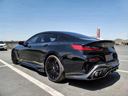 BMW 8シリーズ G14 G15 G16 840i カーボンファイバーボディキット 840i カーボンファイバー フロントスクープ 拡散スポイラー サイドスカート