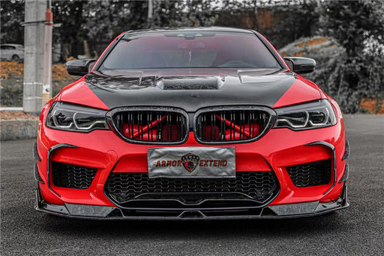 自動車部品 カーボンファイバーボディキット BMW M5 F90 M5 F90 カーボンファイバー フロントショベル ディフューザー スポイラー サイドスカート フード ボディキット