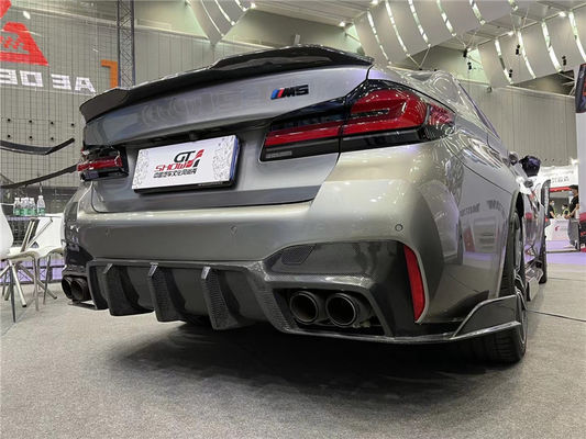 自動車部品 カーボンファイバーボディキット BMW M5 F90 M5 F90 カーボンファイバー フロントショベル ディフューザー スポイラー サイドスカート フード ボディキット