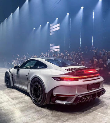 ポルシェ 992 カーボンファイバー スポイラー 992 アップグレードされたBSスタイル カーボンファイバー スポイラー テイルフィン