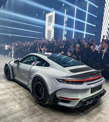 ポルシェ 992 カーボンファイバー スポイラー 992 アップグレードされたBSスタイル カーボンファイバー スポイラー テイルフィン