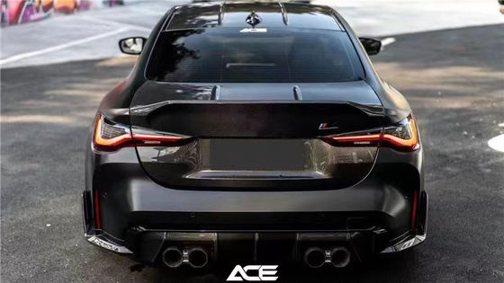 BMW M3 M4 カーボンファイバー 後ろカバー M3 M4 CSL スタイル ドライカーボンファイバー トランクカバー 後ろカバー フード