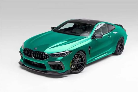 BMW M8 カーボンファイバーボディキット M8 改良されたVors スタイル カーボンファイバー フロント リップディフューザー スポイラー サイドスカート ボディキット