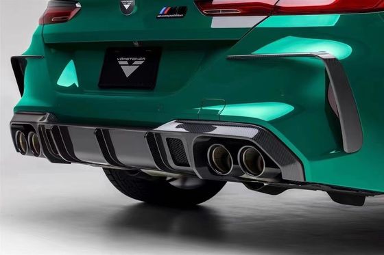 BMW M8 カーボンファイバーボディキット M8 改良されたVors スタイル カーボンファイバー フロント リップディフューザー スポイラー サイドスカート ボディキット