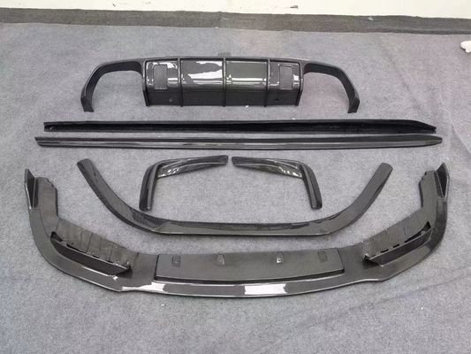 BMW M8 カーボンファイバーボディキット M8 改良されたVors スタイル カーボンファイバー フロント リップディフューザー スポイラー サイドスカート ボディキット