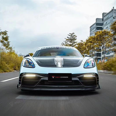 レイクブルー GTS ポルシェ ボディキット 718 サイドスカート 2017 - 2019 バンパースポイラー
