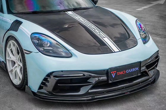 レイクブルー GTS ポルシェ ボディキット 718 サイドスカート 2017 - 2019 バンパースポイラー