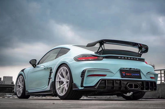 レイクブルー GTS ポルシェ ボディキット 718 サイドスカート 2017 - 2019 バンパースポイラー