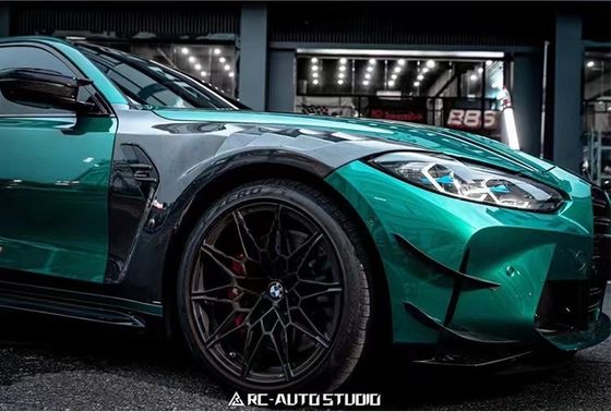 BMW M3 M4 G80 G82 カーボンファイバーフェンダー M3 M4 G80 G82 アップグレードされたAEスタイルのカーボンファイバーフェンダー軽量