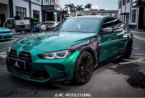 BMW M3 M4 G80 G82 カーボンファイバーフェンダー M3 M4 G80 G82 アップグレードされたAEスタイルのカーボンファイバーフェンダー軽量