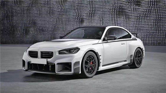 BMW M2 G87 カーボンファイバーボディキット M2 G87 MPスタイルアップグレード カーボンファイバーフロントリップディフューザー スポイラーボディキット