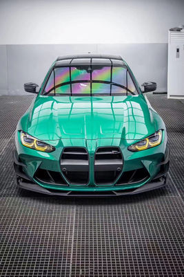 BMW G80 G82 M3 M4 カーボンファイバーボディキット G80 G82 M3 M4 アップグレードされたAEスタイル フロントリップディフューザー スポイラーサイドスカート ボディキット