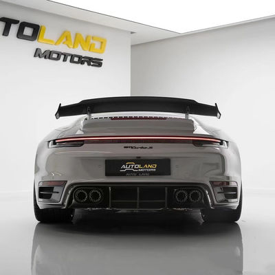 修理 ポルシェ992 ボディキット BSスタイル ターボ ワイドボディ ディフューザー スポイラー 乾燥炭素繊維