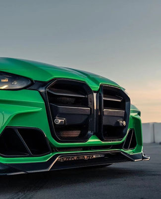 BMW M3 M4 カーボンファイバー ボディキット G80 G82M3 M4 更新されたVORSスタイル カーボンファイバー フロントバンパー