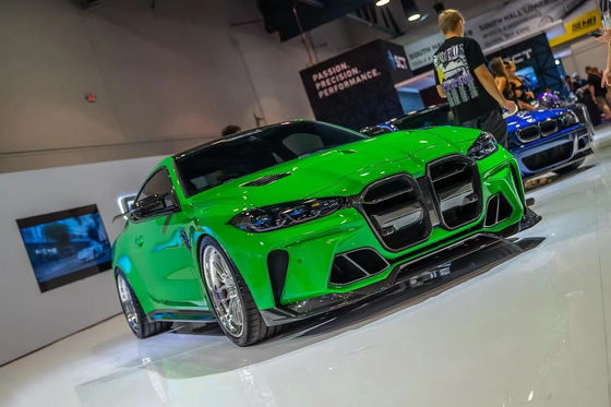 BMW M3 M4 カーボンファイバー ボディキット G80 G82M3 M4 更新されたVORSスタイル カーボンファイバー フロントバンパー