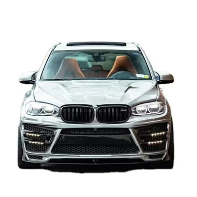 BMW X5 X5M ワイドボディキット X5 X5M アップグレードされたRD カーボンファイバースタイル 前後 バンパー・スポイラー フード ワイドボディキット